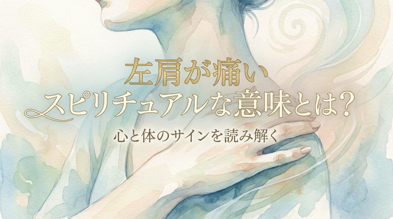 左肩が痛いスピリチュアルな意味とは？