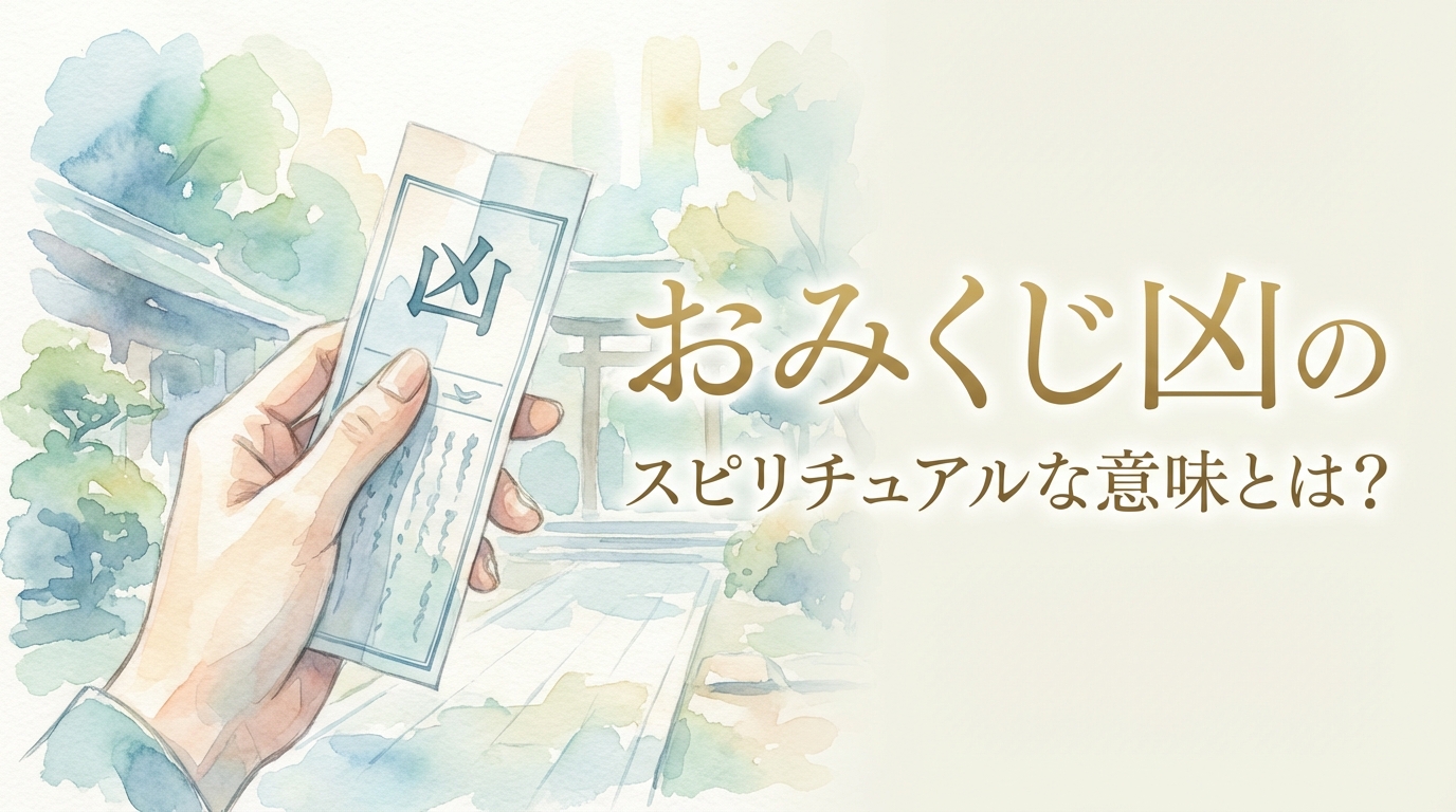 おみくじ凶のスピリチュアルな意味とは？