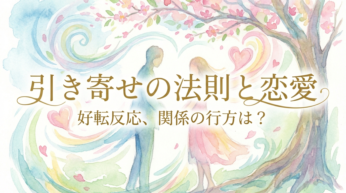 引き寄せの法則 好転反応 恋愛の関係は？