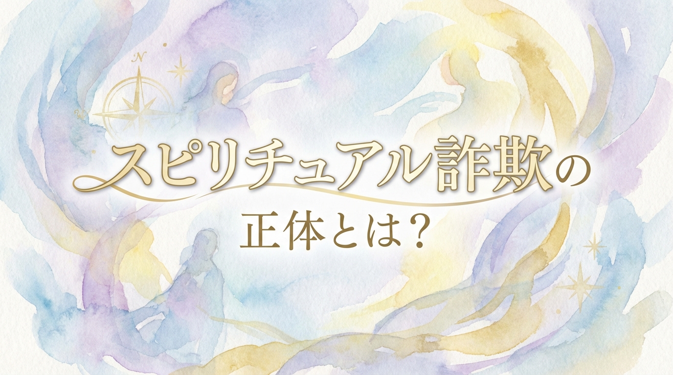 スピリチュアル詐欺の正体とは？