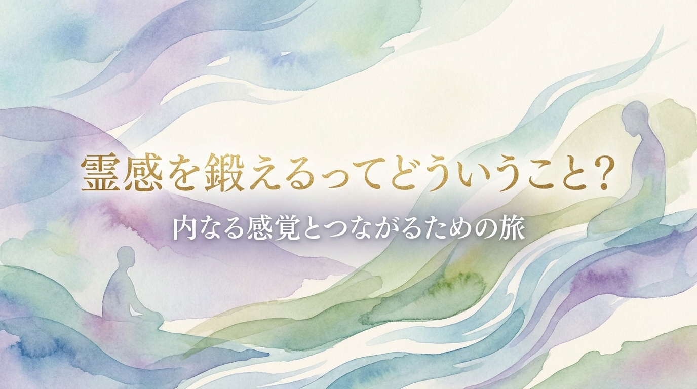 霊感を鍛えるってどういうこと？