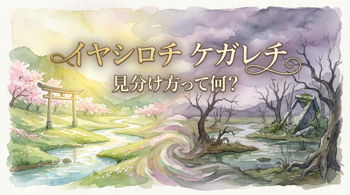 イヤシロチ ケガレチ 見分け方って何？