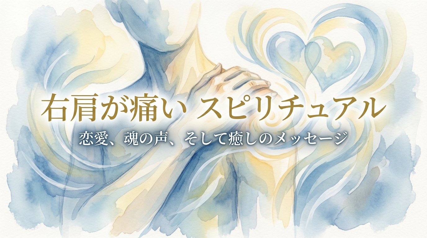 右肩が痛い スピリチュアル 恋愛の意味？