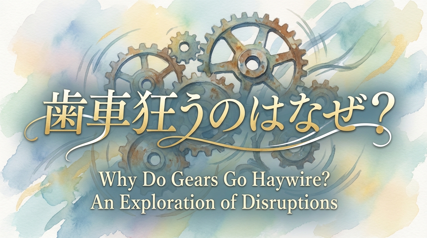 歯車狂うのはなぜ？