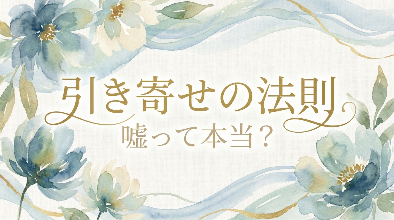 引き寄せの法則嘘って本当？