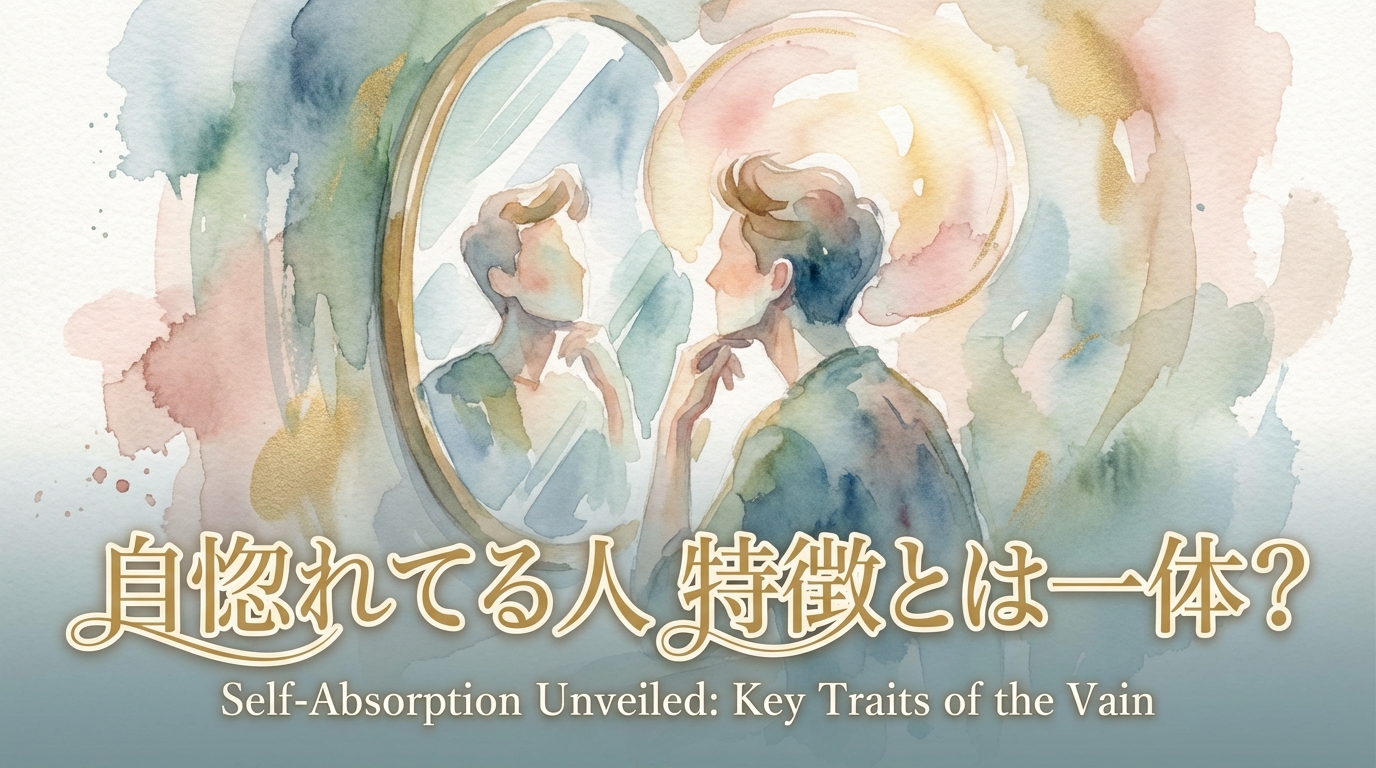 自惚れてる人 特徴とは一体？