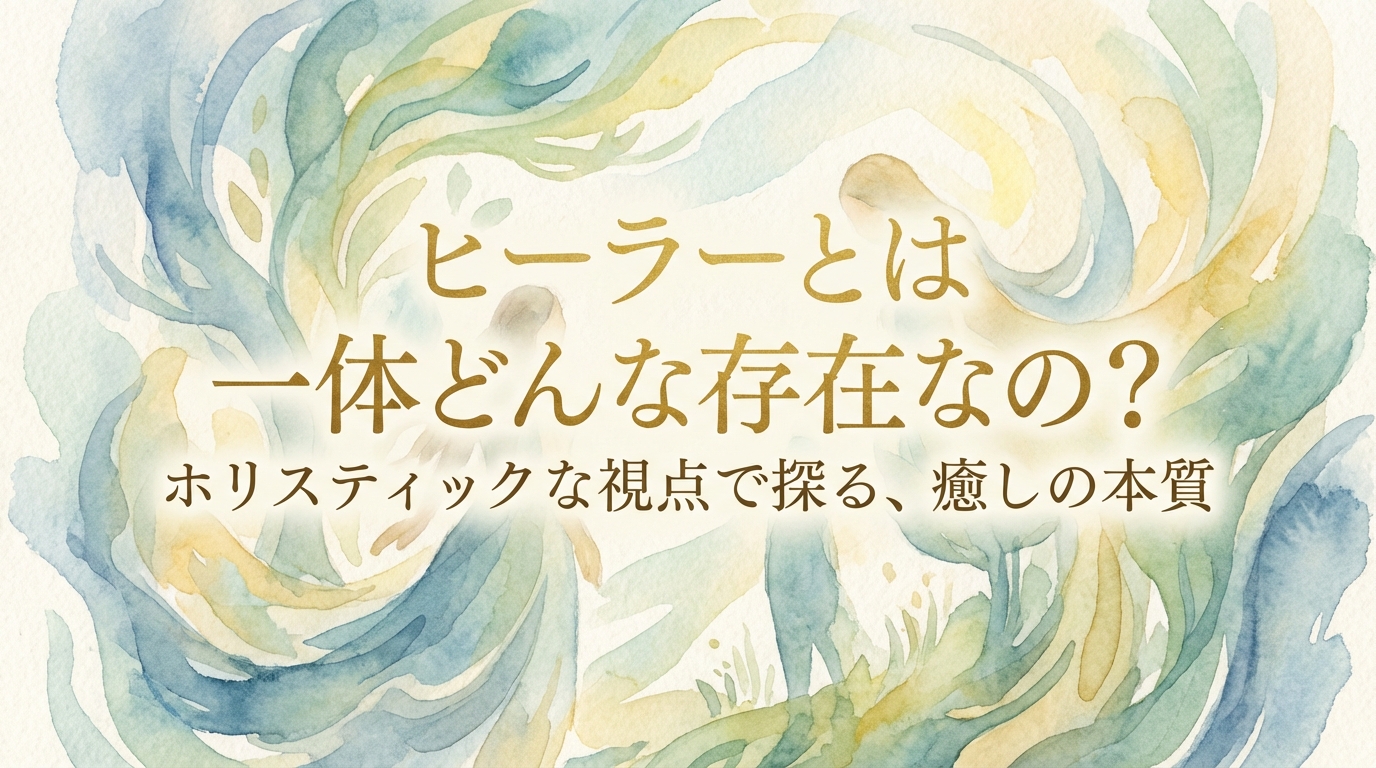 ヒーラーとは一体どんな存在なの？
