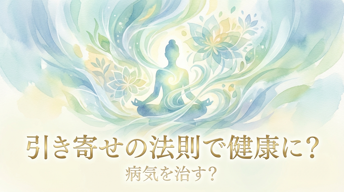 引き寄せの法則で健康に？病気を治す？