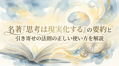 名著『思考は現実化する』の要約と引き寄せの法則の正しい使い方を解説