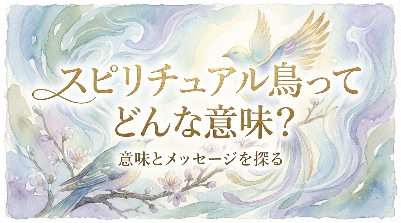 スピリチュアル鳥ってどんな意味？