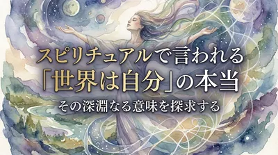 スピリチュアルで言われる「世界は自分」の本当の意味とは？