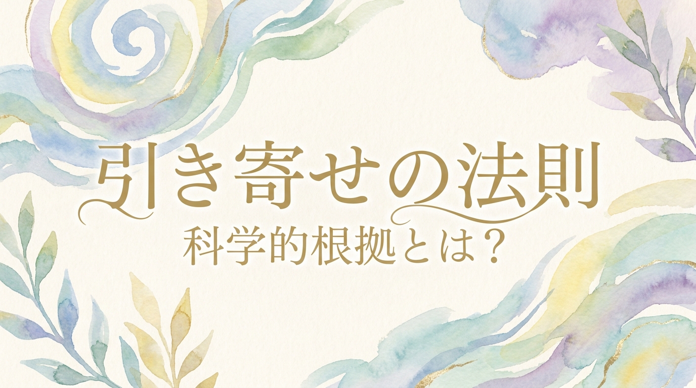 引き寄せの法則 科学的根拠とは？