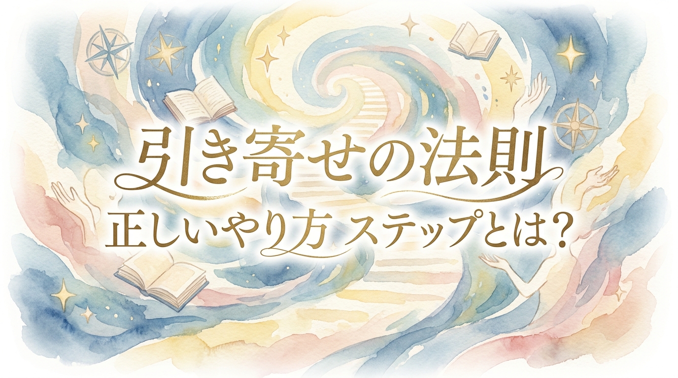 引き寄せの法則 正しいやり方 ステップとは？