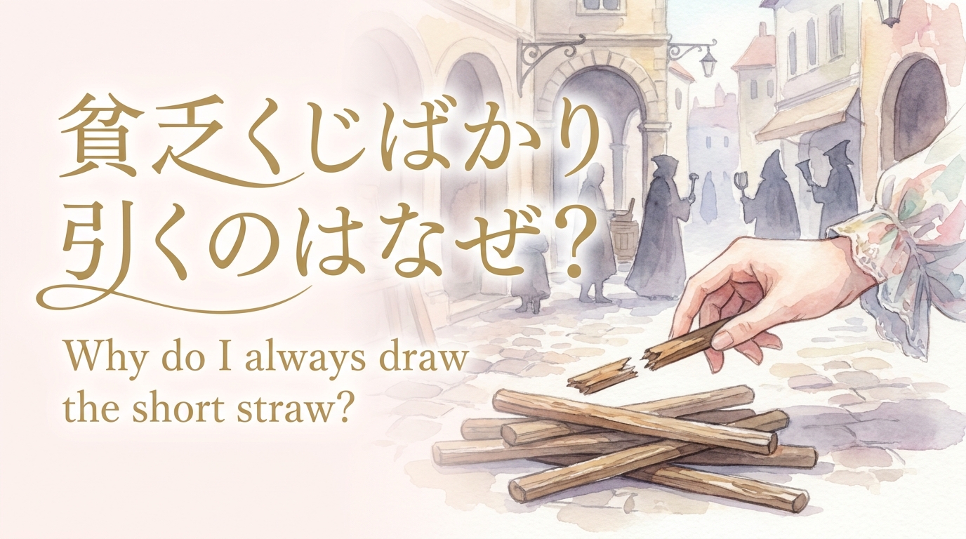 貧乏くじばかり引くのはなぜ?