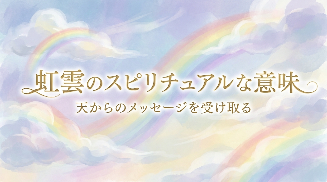 虹 雲 スピリチュアルの意味は？