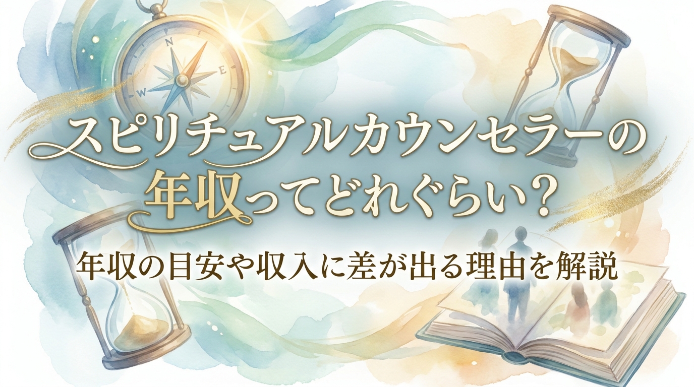 スピリチュアルカウンセラーの年収ってどれぐらい?年収の目安や収入に差が出る理由を解説