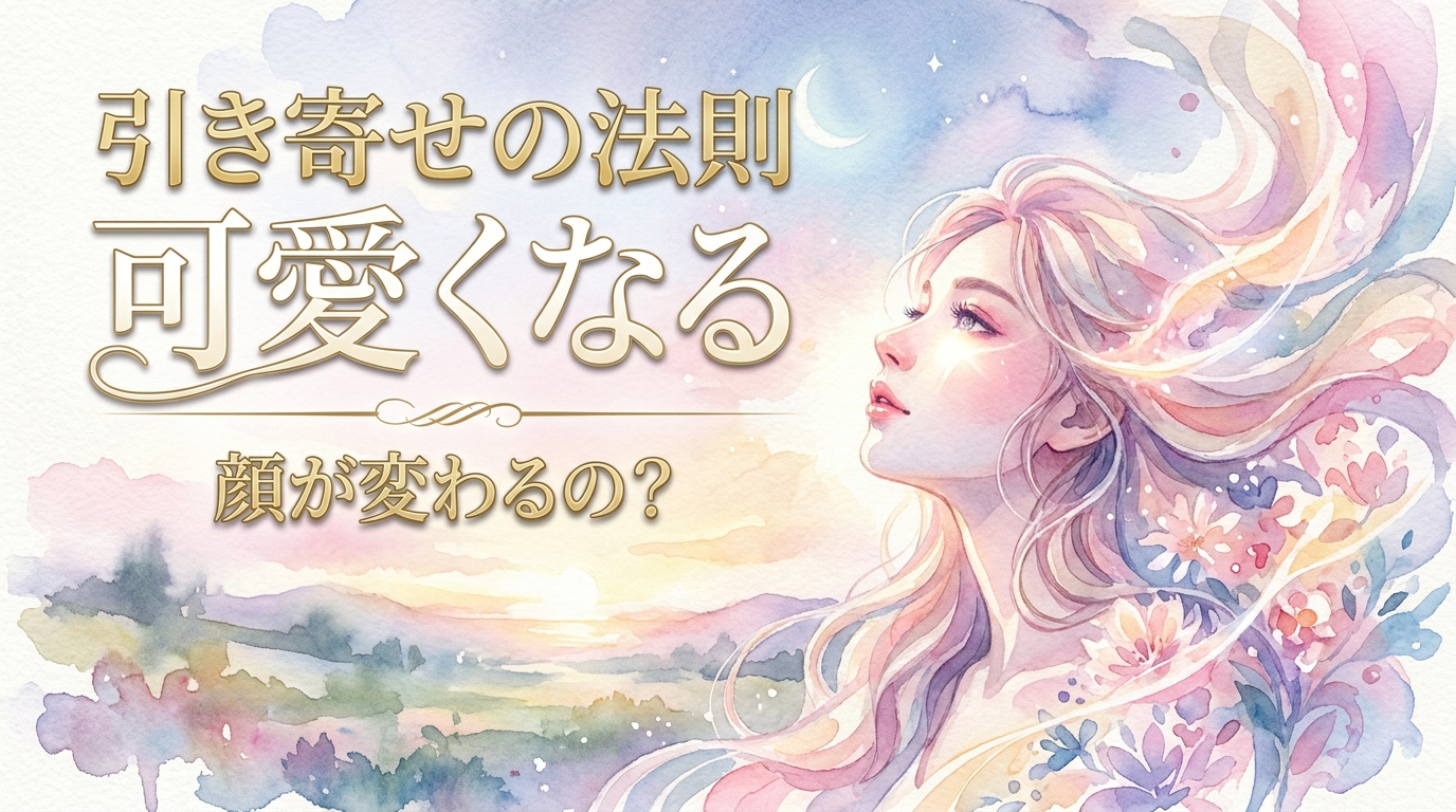 引き寄せの法則 可愛くなる 顔が変わるの？