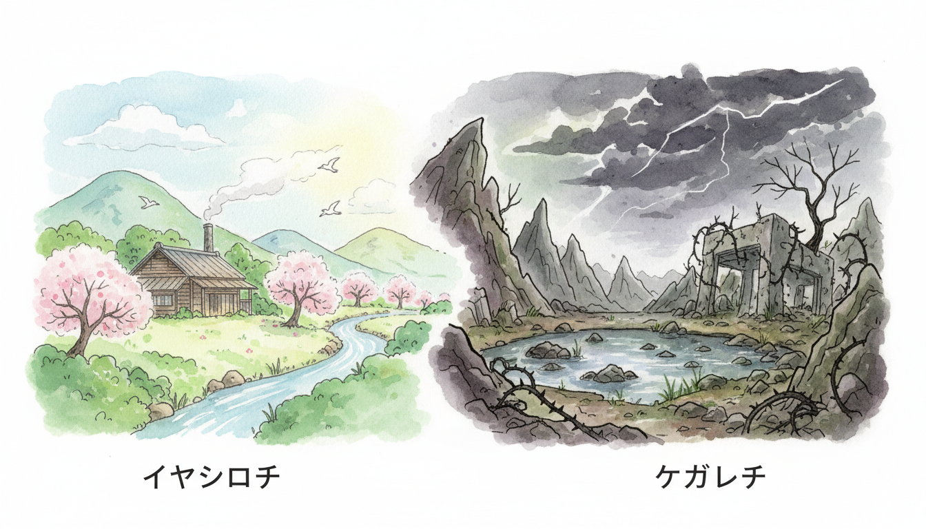 日常で気づけるイヤシロチとケガレチの具体例